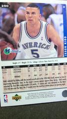 Jason Kidd Rear | Jason Kidd Basketball Cards 1994 Collector's Choice