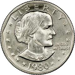 1980 P Coins Susan B Anthony Dollar Prices
