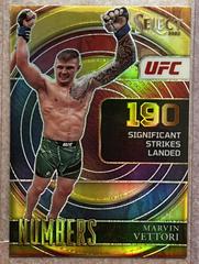 Marvin Vettori [Gold] #7 Ufc Cards 2022 Panini Select UFC Numbers Prices