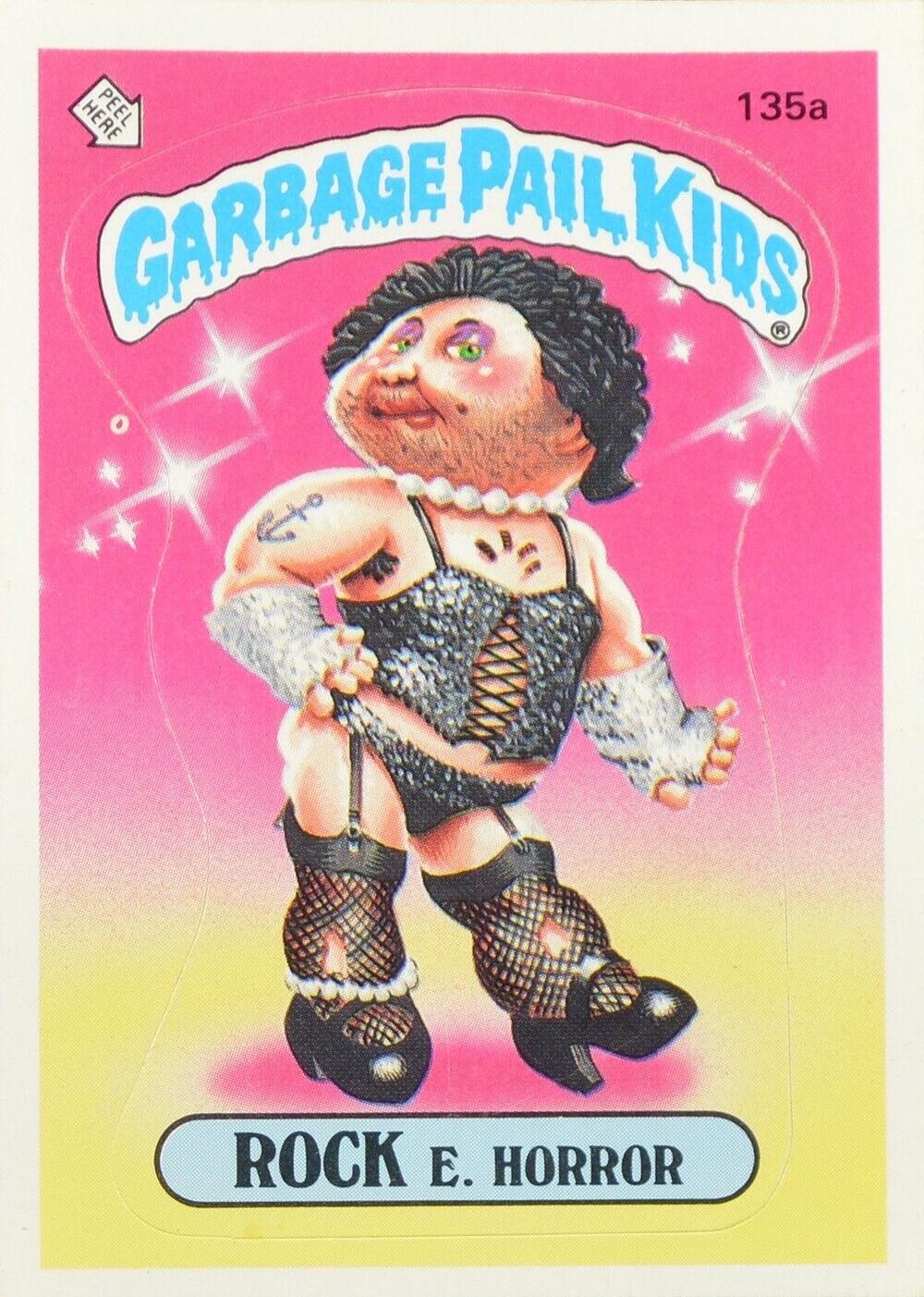 ROCK E. Horror #135a 1986 Garbage Pail Kids