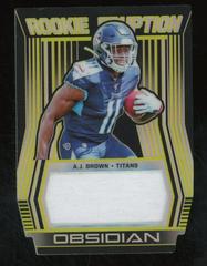 A.J. Brown [Electric Etch Yellow] #123 Football Cards 2019 Panini Obsidian Prices