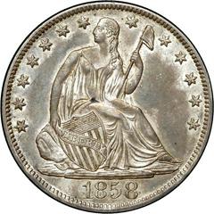1858 O Coins Seated Liberty Half Dollar Prices