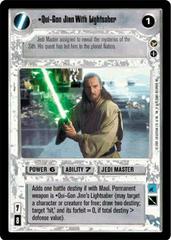 Qui-Gon Jinn With Lightsaber [Limited] Star Wars CCG Theed Palace Prices
