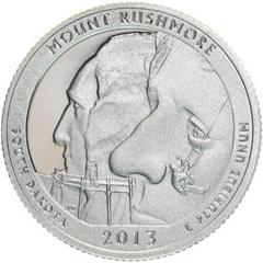 2013 S [MOUNT RUSHMORE] Coins America the Beautiful Quarter Prices
