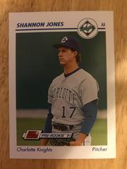 Shannon Jones #135 Baseball Cards 1991 Impel Line Drive Pre Rookie AA Prices