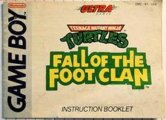 Manual | Teenage Mutant Ninja Turtles Fall of the Foot Clan GameBoy