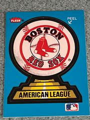 Boston Red Sox Baseball Cards 1987 Fleer Team Stickers Prices