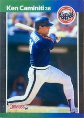 Ken Caminiti Baseball Cards 1989 Donruss Prices