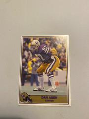 Dan Agen Football Cards 1992 Pacific Washington Greats Prices