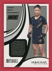 Zhang Weili Ufc Cards 2021 Panini Immaculate UFC Materials Prices
