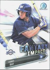 Corey Ray Baseball Cards 2016 Bowman Draft Scouts' Fantasy Impact Prices