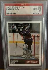 Patrick Roy #11 Hockey Cards 2002 Topps Total Prices