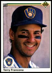 Terry Francona [Corrected] Baseball Cards 1990 Upper Deck Prices