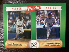 Benito Santiago, Sandy Alomar Jr. #10 Baseball Cards 1992 French's Prices