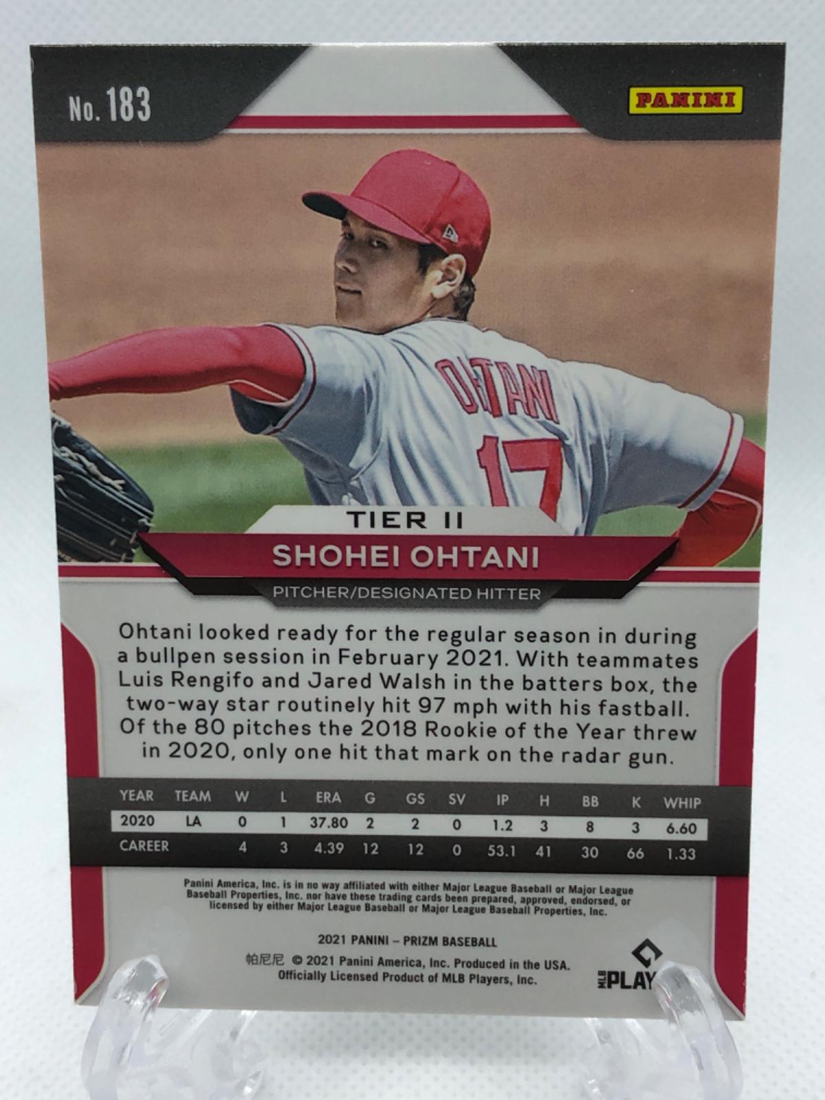 Shohei Ohtani 183 Prices 2021 Panini Prizm Baseball Cards