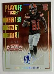 Rashard Higgins [Autograph Playoff Ticket] #113 Football Cards 2016 Panini Contenders Prices