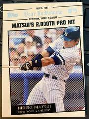 Hideki Matsui Baseball Cards 2008 Topps Year in Review Prices