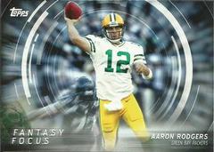 Aaron Rodgers #FF-AR Football Cards 2015 Topps Fantasy Focus Prices