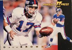 Dave Brown Football Cards 1997 Pinnacle X Press Prices