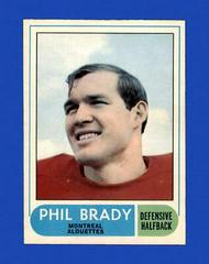 Phil Brady Football Cards 1968 O Pee Chee CFL Prices