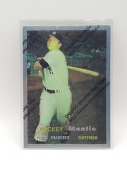 1957 Topps Reprint [w/ Coating] #7 Baseball Cards 1996 Topps Mantle Finest Prices