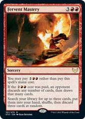 Fervent Mastery [Foil] Magic Strixhaven School of Mages Prices