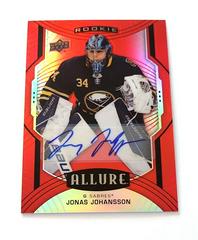 Jonas Johansson [Red Rainbow Autograph] Hockey Cards 2020 Upper Deck Allure Prices