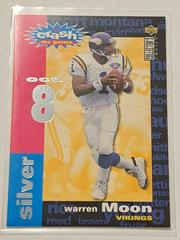 Warren Moon [Crash the Game Silver] #C8 Football Cards 1995 Collector's Choice Crash the Game Prices