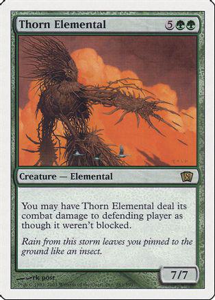 Thorn Elemental [Foil] Magic 8th Edition