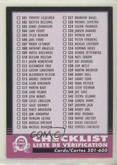 Checklist [Retro Black Border] #600 Hockey Cards 2020 O Pee Chee Prices