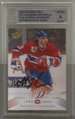 Mathieu Schneider Hockey Cards 2008 Upper Deck Montreal Canadiens Centennial Prices