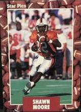 Shawn Moore Football Cards 1991 Star Pics Prices
