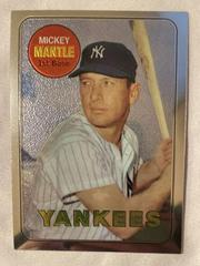 1969 Topps Reprint #19 Baseball Cards 1996 Topps Mantle Reprint Prices