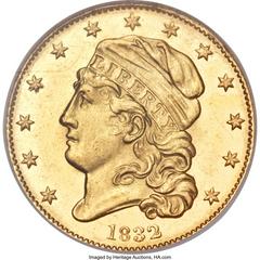 1832 [12 STARS BD-2] Coins Capped Bust Half Eagle Prices