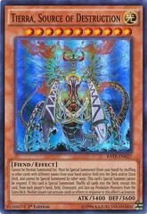 Tierra, Source of Destruction [1st Edition] RATE-EN027 YuGiOh Raging Tempest Prices