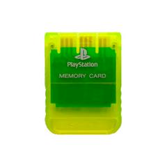 PS1 Memory Card [Lemon Yellow] PAL Playstation Prices