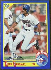 Juan Gonzalez Baseball Cards 1990 Score Prices
