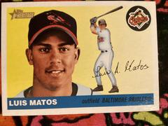 Luis Matos Baseball Cards 2004 Topps Heritage Prices