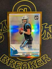 Will Grier [Bronze] Football Cards 2019 Donruss Optic Rated Rookie Autographs Prices