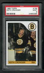 Keith Crowder #159 Hockey Cards 1985 Topps Prices