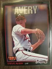 Steve Avery #30 Baseball Cards 1993 Panini Donruss Triple Play Prices