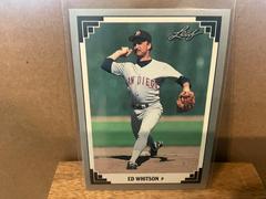 Ed Whitson #337 Baseball Cards 1991 Leaf Prices