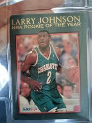 Larry Johnson #12 Basketball Cards 1992 Fleer Larry Johnson Prices