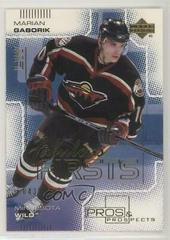 Marian Gaborik #108 Hockey Cards 2000 Upper Deck Pros & Prospects Prices