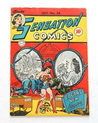 Sensation Comics #34 (1944) Comic Books Sensation Comics Prices