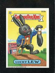 Lucky LEW [Die-Cut] #593b 1988 Garbage Pail Kids Prices