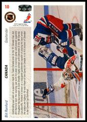 Back Of Card | Bill Ranford Hockey Cards 1991 Upper Deck