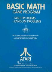 Basic Math - Back | Basic Math Atari 2600