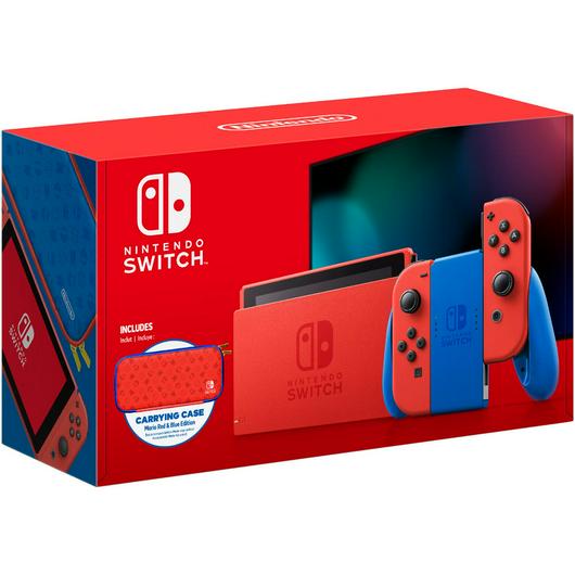 Nintendo Switch Mario Red & Blue Edition Cover Art