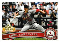 Chris Carpenter Baseball Cards 2011 Topps World Series Champions Cardinals Prices
